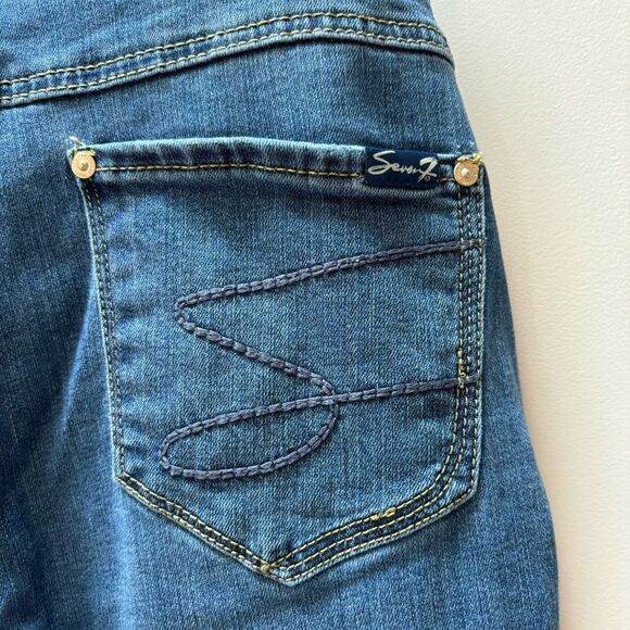 Seven7 Highrise Tummyless Skinny jeans woman’s size‎ 10 - Picture 7 of 9